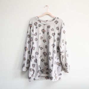 Leopard Print Pullover